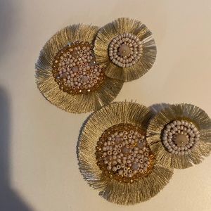 Statement tassel earrings